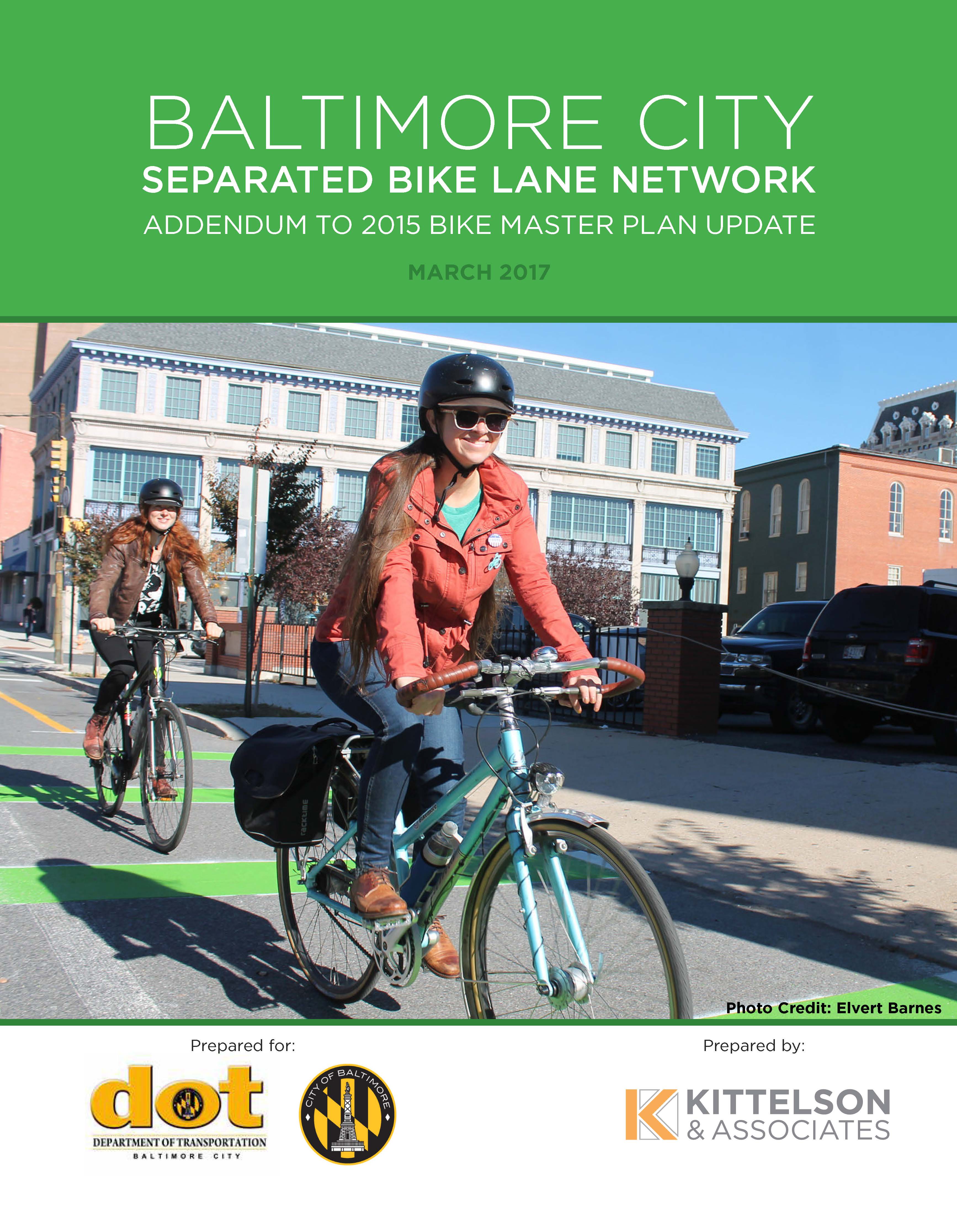 Separated Bike Lane Network Plan